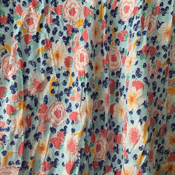 Poupette St. Barth Floral Mini Dress - Blue and Pink - Picture 6 of 12